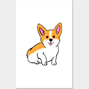 Adorable Corgi Posters and Art